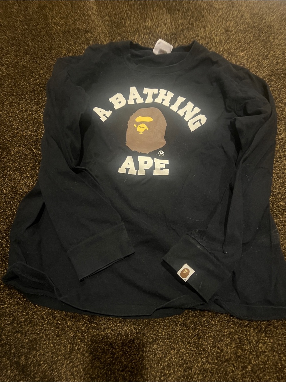 Bape long sleeve tee